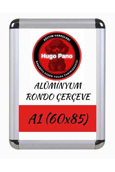 HUGOKIRTASİYE A1 Rondo Açılır Kapanır Alüminyum Çerçeve 60x85 cm