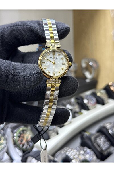 Tom Jones ساعة يد نسائية من تومجونز مقاومة للماء مع ضمان