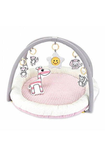 LITTLE ANGEL - سجادة لعب رياضية دائرية مريحة للأطفال