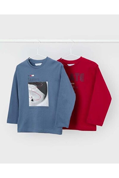 MAYORAL 4091 Set-T-Shirt 2-Pack Long and Short