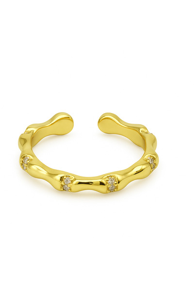 Venus Design Çelik Taşlı İnce Yüzük( Ayarlanabilirdir )