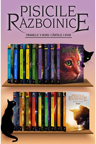 Editura All Pachet Pisicile Razboinice. Primele 3 serii. Carti