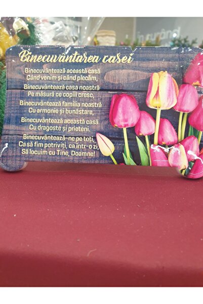 OEM Blessing of the house, ceramic plate, 15×11 cm