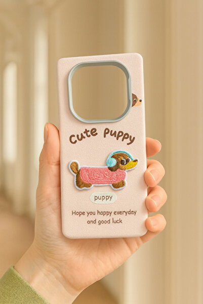 MustCase Xiaomi Redmi Note 14 Pro ve Pro Plus Uyumlu Sevimli Puppy Nakışlı De...