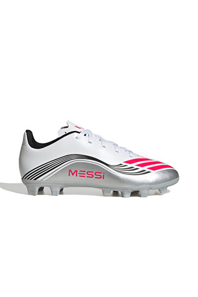 adidas F50 Messi Club Fg/Mg J Children's Multi-Turf Football Shoes White