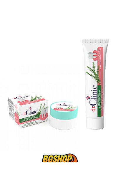 Dr. Clinic Dağ Kekikli Diş Parlatma Tozu + Dağ Kekikli Diş Macunu