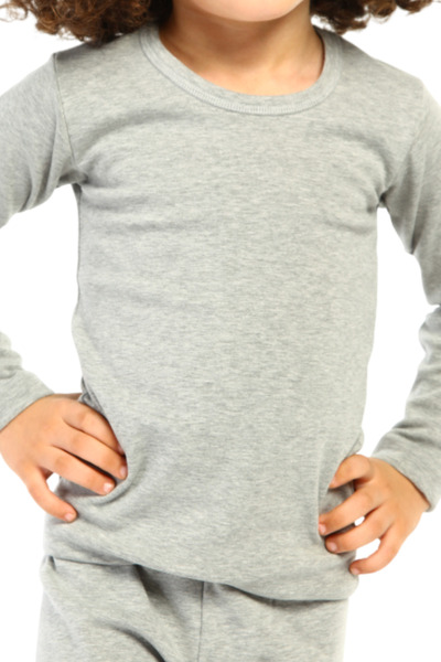 TOLIN Girl's Long Sleeve Thermal Top Underwear 6490