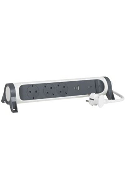 Legrand Döner, sabitlenebilir çok çıkışlı uzatma 3 soket, USB şarj cihazları,...