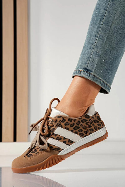 Zaira Adidasi dama leopard din piele ecologica Heaven #21420 - 40