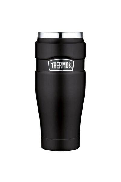 Thermos Stainless King Travel Cup - 16 oz, Black