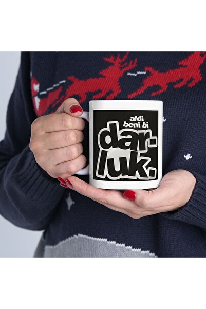 sıradışıhediyem كوب شاي من الزجاج الأسود، كوب صديق محبوب