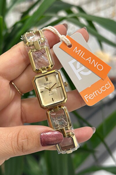 Ferrucci Çelik Kordon Su Geçirmez Garantili Kadın Kol Saati