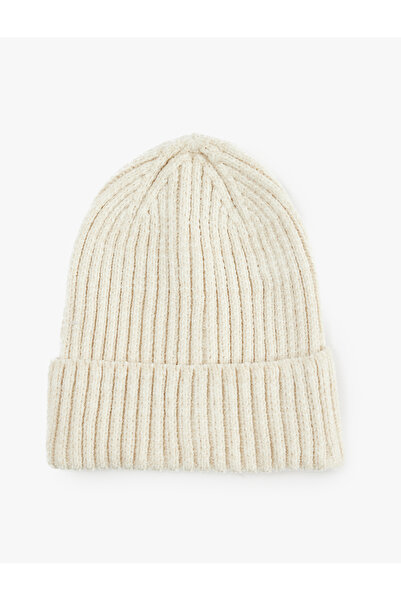 Koton Basic Katlı Kırçıllı Örgü Bere