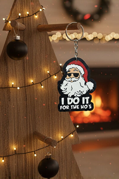 Cosmic Star سلسلة مفاتيح بتصميم سانتا كلوز الرائع بطابع السنة الجديدة |   تعل...