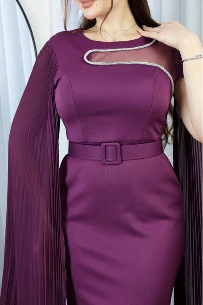 alestafham Elegant soft two-tone evening dress