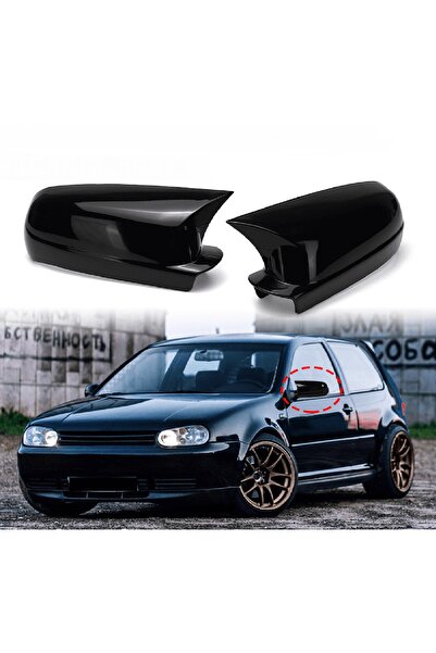 X POWER TUNİNG VW GOLF 4 1998-2004 MK4 PARLAK SİYAH BATMAN AYNA KAPAGI