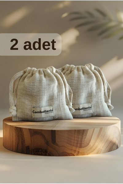 combattente exclusive products Müslin Kese - Çok amaçlı Organik Kese - Hediye...