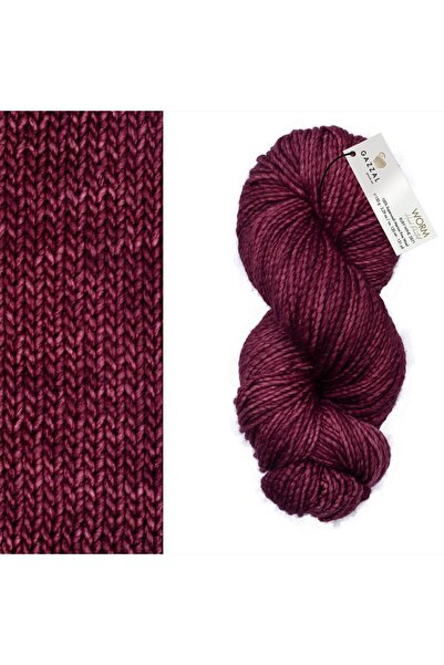 Gazzal Worm %100 Superwash Merino Yün – 150 g 120 m Kalın Bulky Örgü İpi-3871