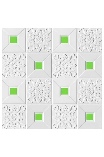 SDEPOT Set of 10 SDEPOT® ceiling tiles, 3 mm thick, 70x70 cm, elegant pattern...