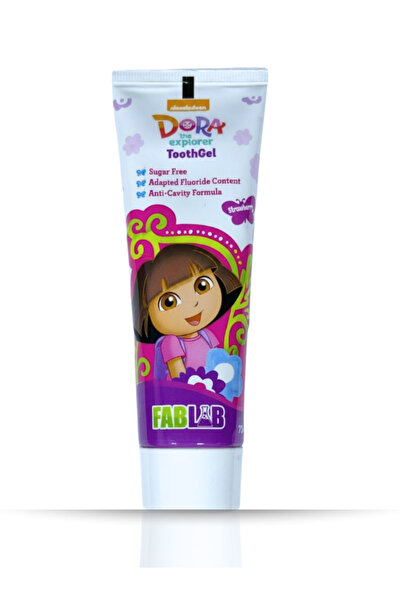 Fab lab FabLab Nickelodeon Dora Kids Tooth Gel – Strawberry Flavor (75 ml)