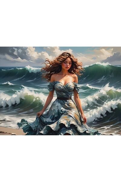 Nova Puzzle لغز 1000 قطعة يعكس روحي - الأمواج والمرأة