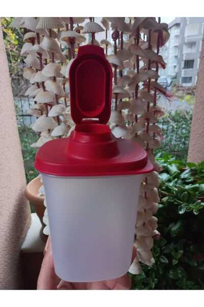 Tupperware Çok amaçlı Sürahi 1 Litre Kırmızı ETİKET