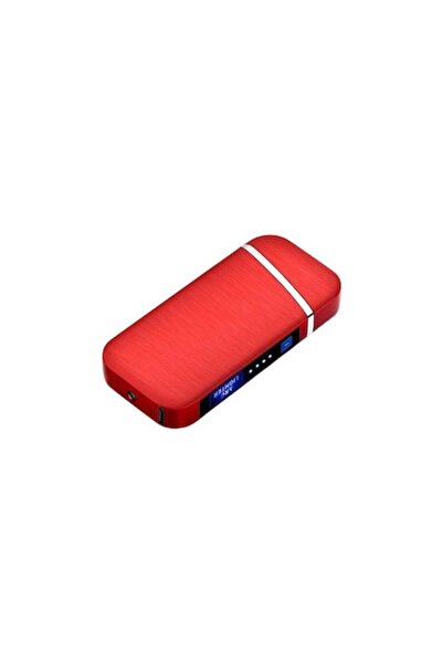 Edman PX3 Electric Windproof USB Rechargeable Lighter, Matte Red