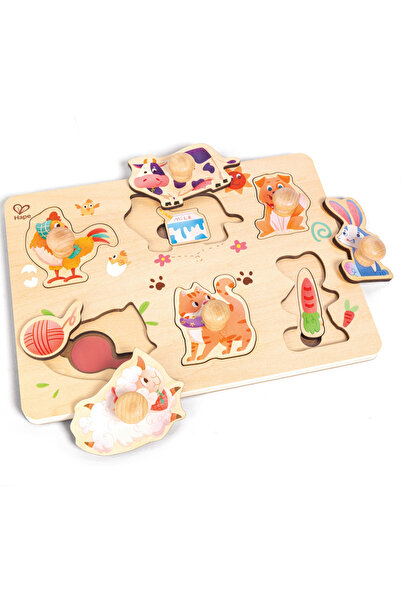 Hape Ξύλινο παζλ με στρώσεις - Ζώα, παιδιά ηλικίας 2 ετών και άνω