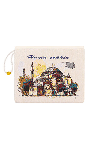 Bursa İpek Ayasofya Pattern Tapestry Handbag