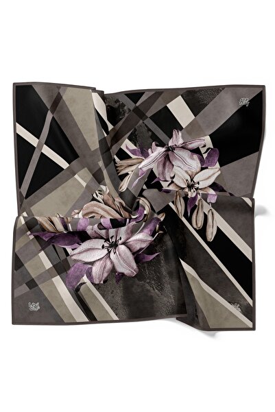 Levidor Çiçek Desenli Kristal Eşarp