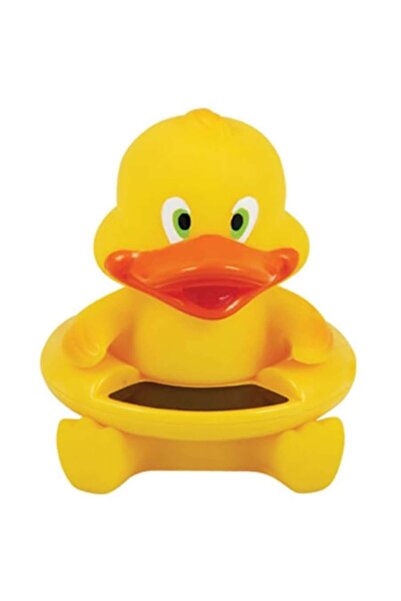 Edman Jucărie termometru de apă TRT1, rățușcă plutitoare pentru baia bebelușilor, galbenă