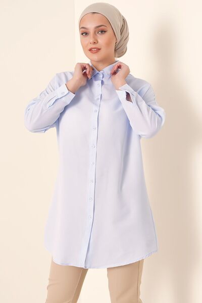 Hiccup Bdart Buttoned Long Poplin Shirt