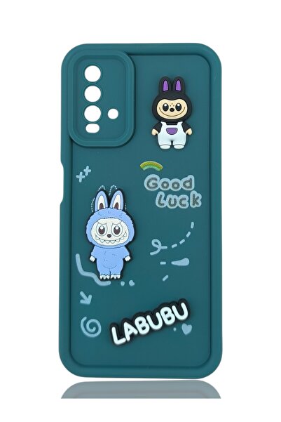 batuteknoloji Xiaomi Redmi 9T Labubu Kabartma Yüzeyli Çikolata BTU Silikon Kapak