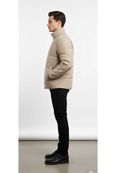 Symirna Fiber Filling Windproof Water-Repellent Fabric Keep Warm Ultra Light Standard Inflatable Men's Coat