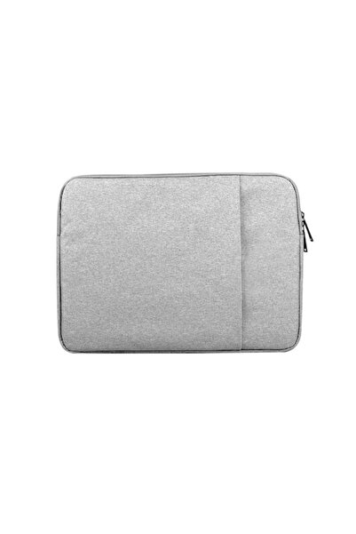 Edman Husă pentru laptop/MacBook cu interior catifelat, 15 inch, 38x26,5x2,5 cm, gri