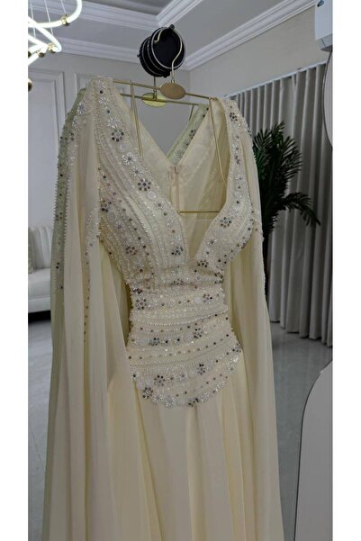 LAHFH Beige satin dress