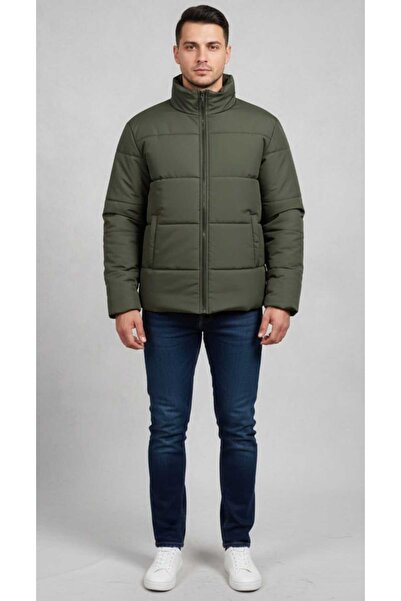 Symirna Fiber Filling Windproof Water-Repellent Fabric Keep Warm Ultra Light Standard Inflatable Men's Coat