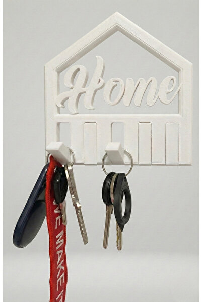 craftopya Home Yazılı Dekoratif Anahtarlık Askısı