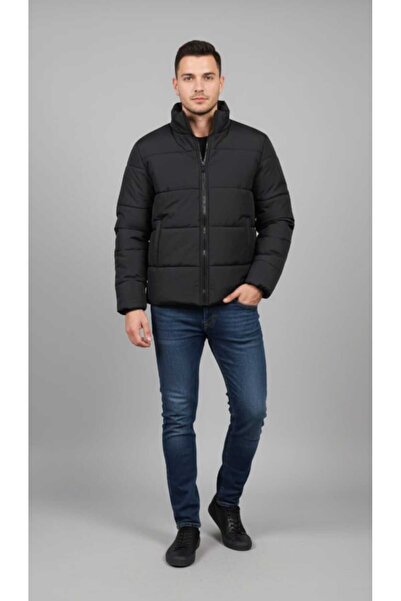 Symirna Fiber Filling Windproof Water-Repellent Fabric Keep Warm Ultra Light Standard Inflatable Men's Coat