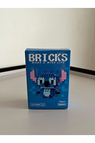 By Ayşegül Mini Bricks Mikro Blok Seti – Stitch Modeli (146 Parça) | Mikro Oy...