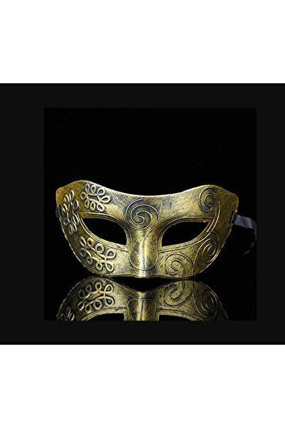 Partimarka قناع البندقية ذهبي اللون عتيق