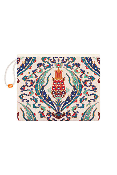 Bursa İpek Tulip Pattern Tapestry Handbag