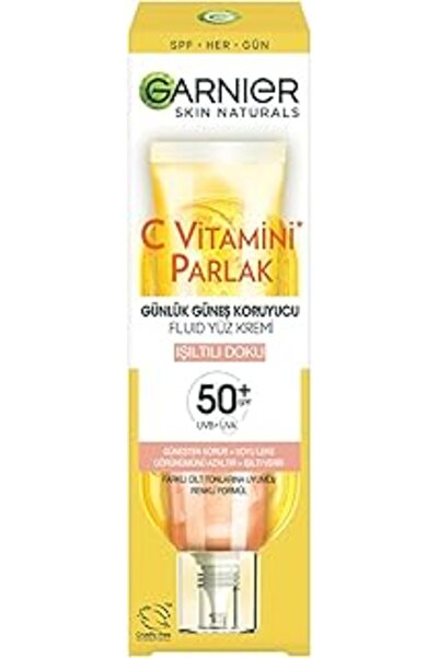 SanalAMCA Store Garnier C Vitamini Parlak Günlük Güneş Koruyucu Fluid Yüz Kre...