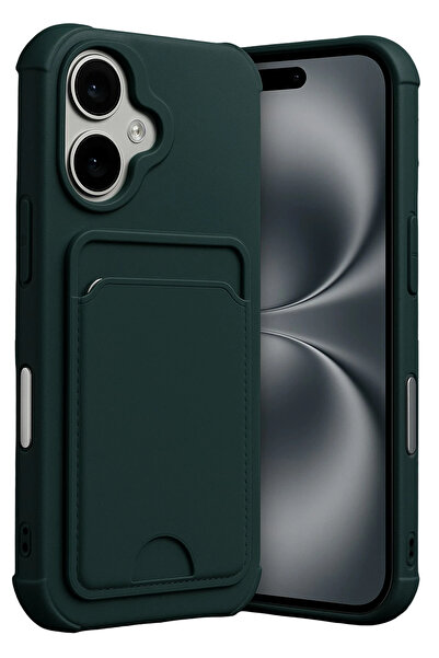 NANOSPACE Silicone with Kelvin Business Card Compatible with Apple iPhone 17