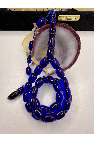 İskenderun Tesbihcilik Eskitme Model Parlement Mavi Koleksiyonluk Ateş Kehrib...