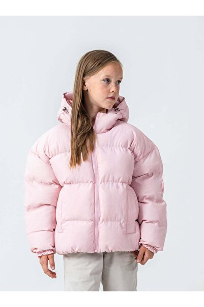 g-serko 6-11 Years Old Hooded Winter Thick Girls' Coat