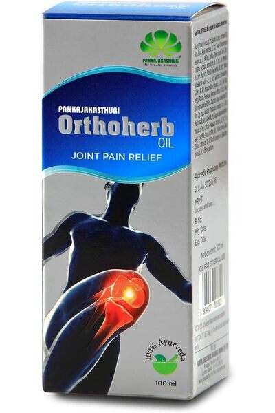 PANKAJAKASTHURI Orthoherb Oil - Joint Pain Relief - Ayurvedic - 100 ml