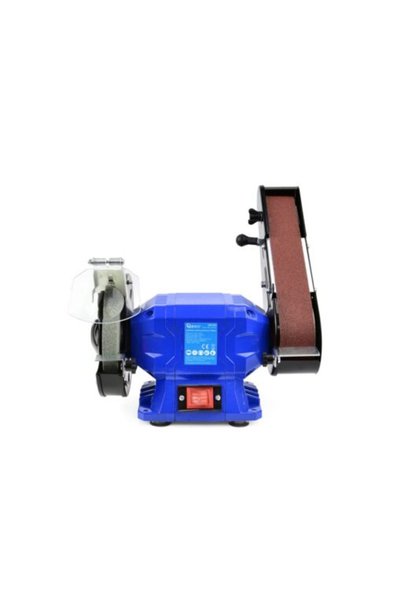 GEKO Șlefuitor de banc de 150 mm (cu bandă și disc)