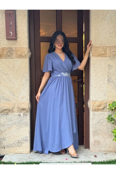 alestafham فستان ناعم لمعة