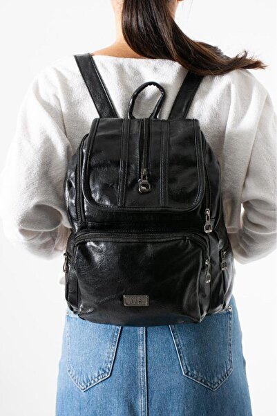 Baginn Y.S.Leather Women's Backpack Vegan Leather Backpack 30*20 cm Soft Text...